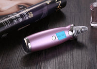 HKM-590035 Pore Vacuum Cleaner with Display - Blackhead Removal Device in Ivory White and Rose Gold