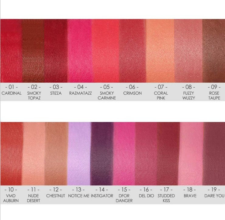 HKM-104083 Focallure Matte Lipstick - Long-Lasting Hydrating Formula with Vitamin E