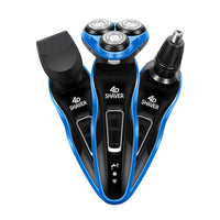 HKM-539795 4D Electric Rotary Shaver with Rechargeable Power and Body Wash Cleaning