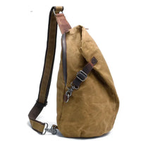 HKM-844883 Waterproof Canvas Messenger Shoulder Bag for Men