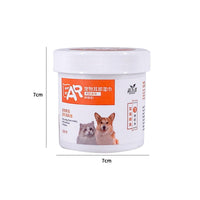 HKM-022419 Pet Ear Wipes for Dogs and Cats - 130 Count for Ear Cleaning and Care