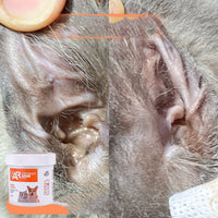 HKM-022419 Pet Ear Wipes for Dogs and Cats - 130 Count for Ear Cleaning and Care