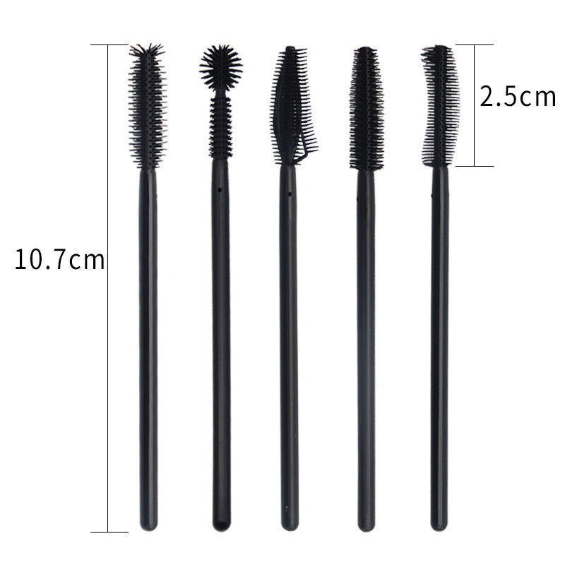 HKM-840787 50 Pack Silicon Lash Curlers in Black - Multiple Styles Available