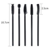 HKM-840787 50 Pack Silicon Lash Curlers in Black - Multiple Styles Available