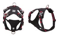 HKM-484435 Traction Waterproof Reflective Pet Dog Chest Strap in Army Green, Black, and Purple - Size XXS to XL