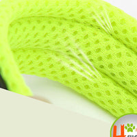 HKM-666067 Breathable Mesh Reflective Nylon Pet Collar in Various Colors and Sizes