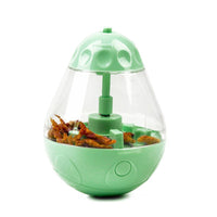 HKM-509587 Interactive LED Light-Up Tumbler Cat Toy - Durable ABS Material, Engaging Bite Toy
