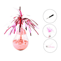 HKM-509587 Interactive LED Light-Up Tumbler Cat Toy - Durable ABS Material, Engaging Bite Toy