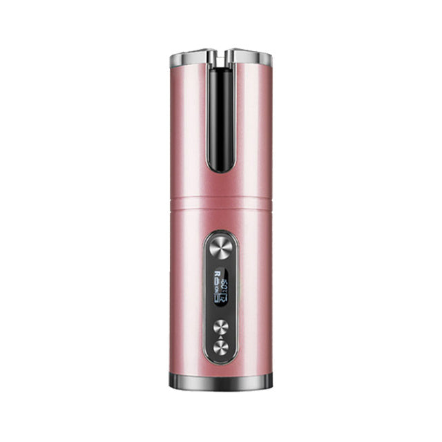 HKM-683283 Automatic Electric Curling Iron with Rotating Tourmaline Ceramic Rod, 21mm-30mm Diameter, 10 Temperature Settings, Available in Multiple Colors
