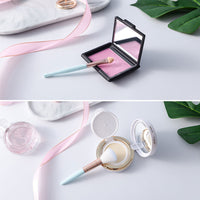 HKM-133395 5-Piece Makeup Brush Set with Soft High-Grade Fiber Bristles and Plastic Handles for Flawless Application