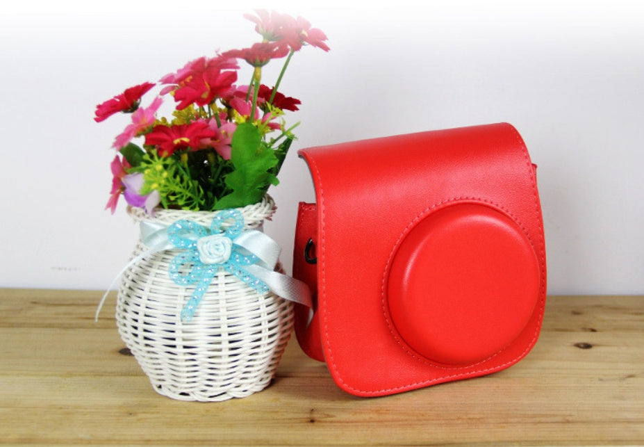 KTX-922131 Small Leather Shoulder Camera Bag - PU Material Protection Case