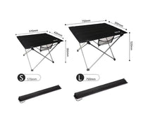 HKM-646291 Portable Folding Aluminum Alloy Picnic Table for Outdoor Camping