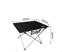 HKM-646291 Portable Folding Aluminum Alloy Picnic Table for Outdoor Camping