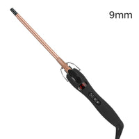 HKM-027603 Wet and Dry Anti-Skid Curling Stick with Adjustable Temperature Control, Eco-Friendly Alloy, 9mm Diameter