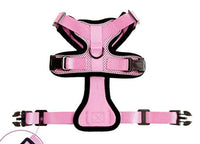 HKM-973651 Adjustable Reflective Soft Mesh Cat Vest Harness with Car Seat Belt Adapter for Kittens and Puppies