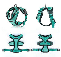 HKM-973651 Adjustable Reflective Soft Mesh Cat Vest Harness with Car Seat Belt Adapter for Kittens and Puppies