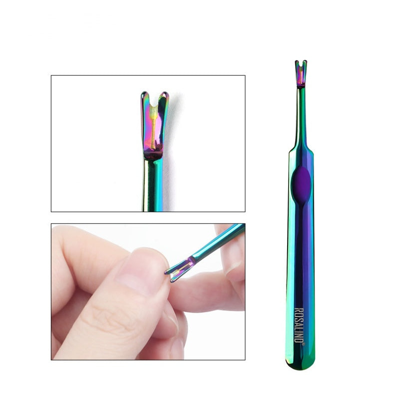 HKM-354131 Dead Skin Fork Tool for Nail Care - 11cm Length