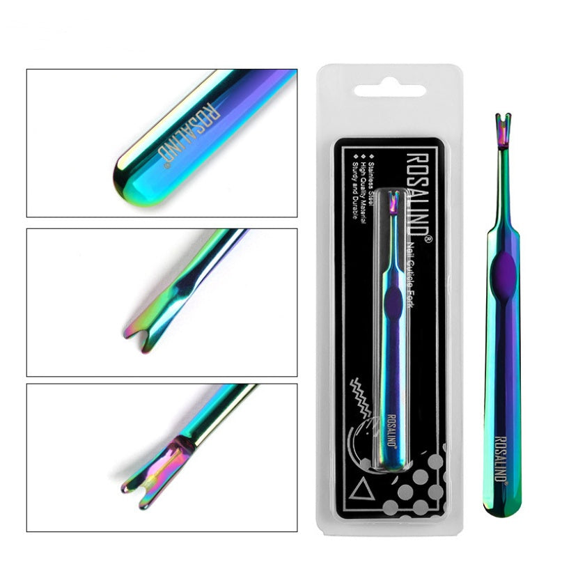 HKM-354131 Dead Skin Fork Tool for Nail Care - 11cm Length