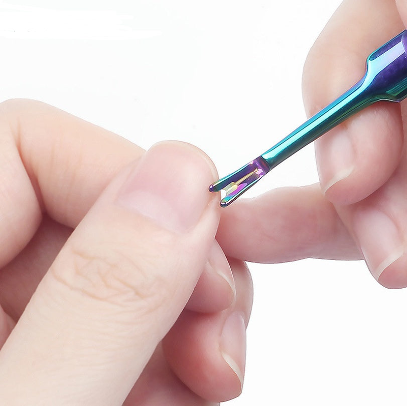 HKM-354131 Dead Skin Fork Tool for Nail Care - 11cm Length
