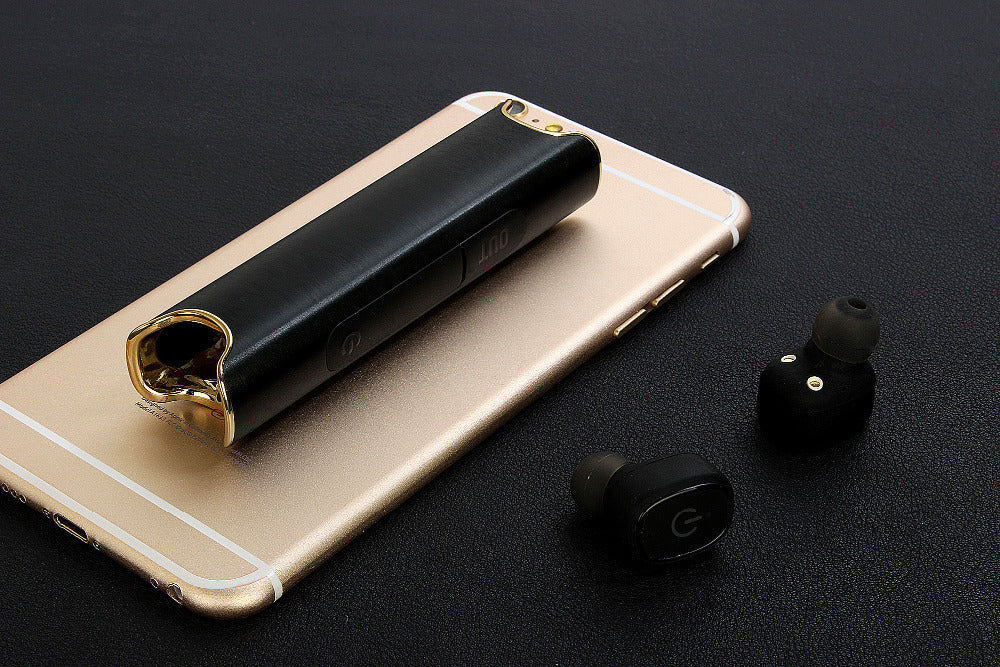 KTX-080467 Wireless Earbuds with Built-In Power Bank, IP67 Waterproof, Bluetooth 4.2, Noise Isolation, Dual Headphones Compatible with iOS and Android