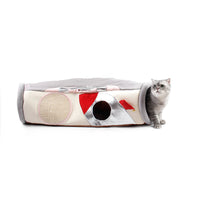 HKM-067987 Folding UFO Cat Scratcher and Semi-Enclosed Litter Tunnel for Pets