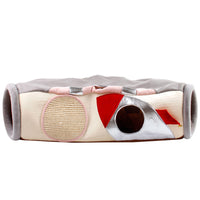 HKM-067987 Folding UFO Cat Scratcher and Semi-Enclosed Litter Tunnel for Pets