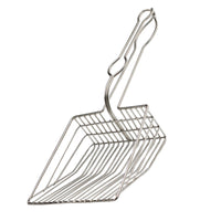 HKM-082195 Instantaneous Filter Cat Litter Shovel - Durable Metal with PVC Handle