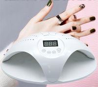 HKM-451283 Light Therapy Nail Dryer for Nail Polish and Glue - Color Options: White, Pink