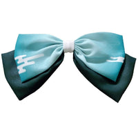 HKM-998227 Chiffon Cartoon Character Bow Hairpin in Plaid Pattern - Unisex Hair Accessory