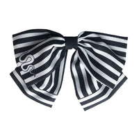 HKM-998227 Chiffon Cartoon Character Bow Hairpin in Plaid Pattern - Unisex Hair Accessory