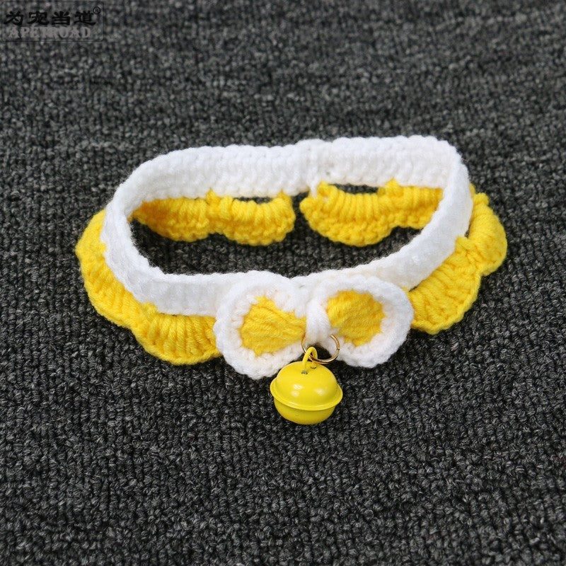 HKM-774419 Pet Cat and Small Dog Bow Tie Collar - Gender-Neutral Pet Accessory