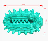 HKM-132051 Durable TPR Dog Toy with Rope Cactus Molar Stick for Chewing and Teeth Cleaning