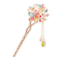 HKM-291987 Ethnic Style Gold-Plated Hairpin for Elegant Hair Accessories