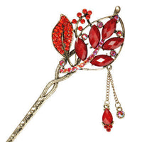 HKM-291987 Ethnic Style Gold-Plated Hairpin for Elegant Hair Accessories