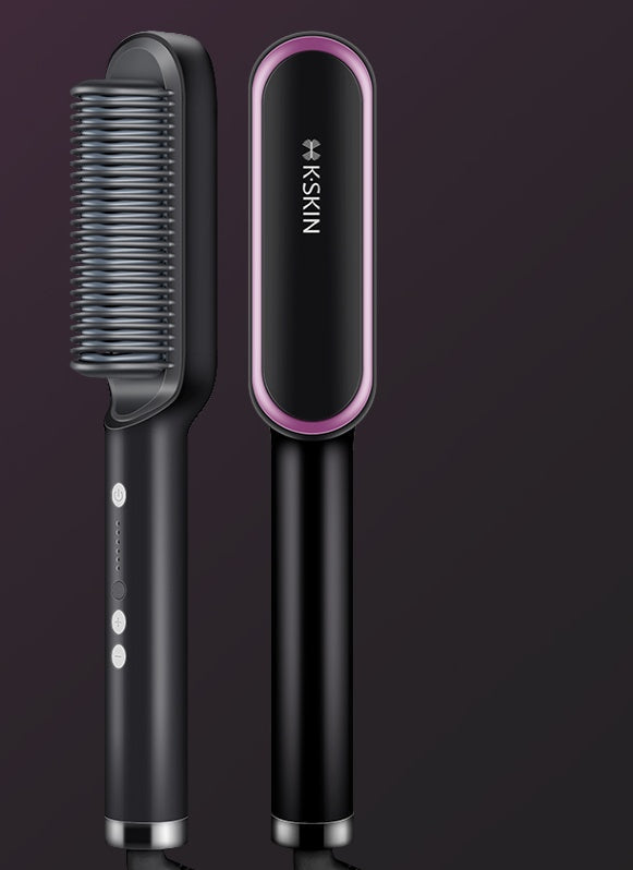 HKM-089619 Straight Hair Comb with PTC Heating Technology - 220V, Model KD380, 34W Power, Includes Manual