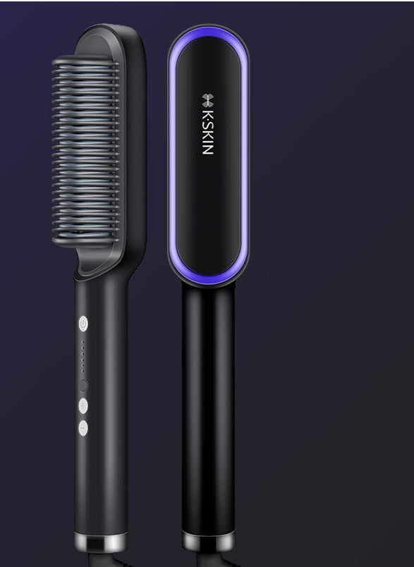 HKM-089619 Straight Hair Comb with PTC Heating Technology - 220V, Model KD380, 34W Power, Includes Manual