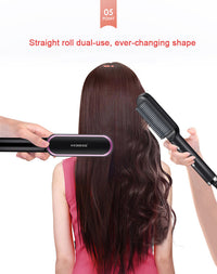HKM-089619 Straight Hair Comb with PTC Heating Technology - 220V, Model KD380, 34W Power, Includes Manual