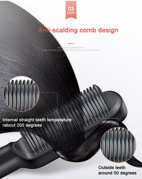 HKM-089619 Straight Hair Comb with PTC Heating Technology - 220V, Model KD380, 34W Power, Includes Manual