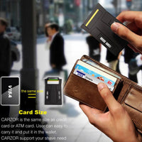 HKM-956883 Compact Stainless Steel Manual Card Shaver for Wallet Convenience