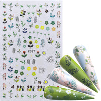 HKM-809427 Character Image Nail Stickers for Decorative Manicure and Nail Art