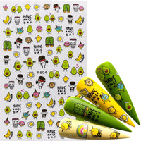 HKM-809427 Character Image Nail Stickers for Decorative Manicure and Nail Art
