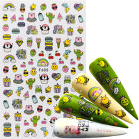 HKM-809427 Character Image Nail Stickers for Decorative Manicure and Nail Art