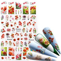 HKM-809427 Character Image Nail Stickers for Decorative Manicure and Nail Art