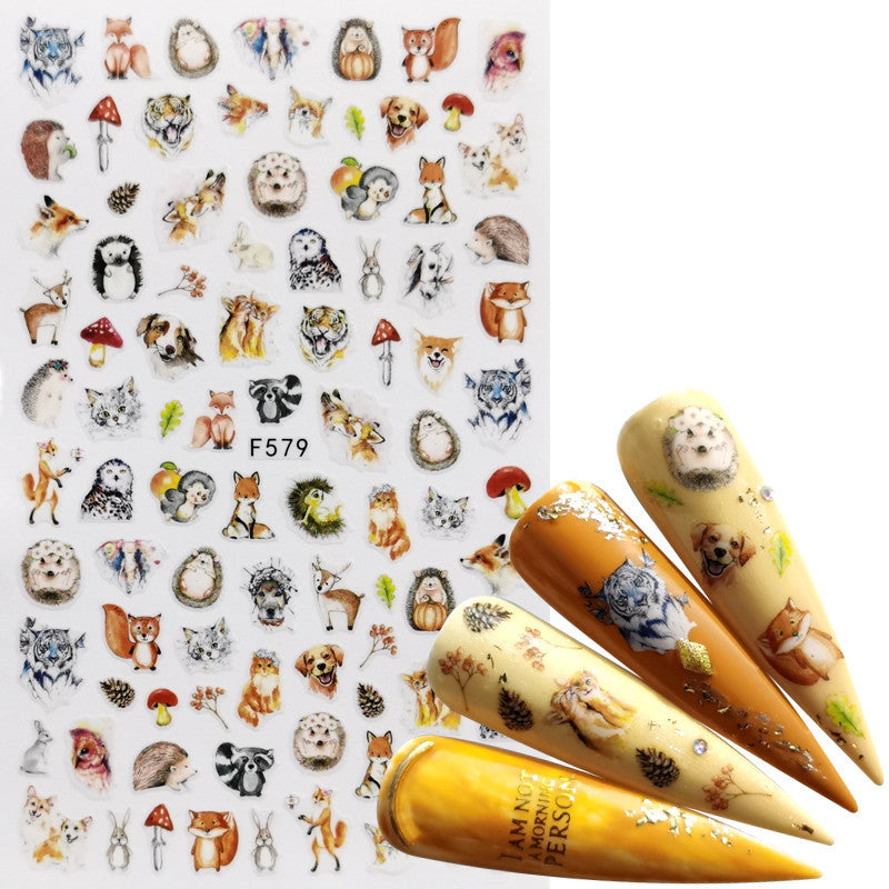 HKM-809427 Character Image Nail Stickers for Decorative Manicure and Nail Art