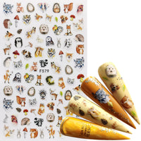 HKM-809427 Character Image Nail Stickers for Decorative Manicure and Nail Art