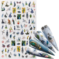 HKM-809427 Character Image Nail Stickers for Decorative Manicure and Nail Art