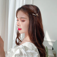 HKM-684051 Mermaid Tail Hairpin Side Clip in Alloy with Diamond and Lollipop Designs