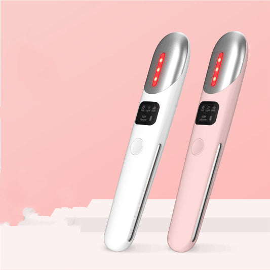HKM-990163 Micro Current Eye Beauty Device with Vibration, Hot Compress, and Red Light Therapy - Model K002