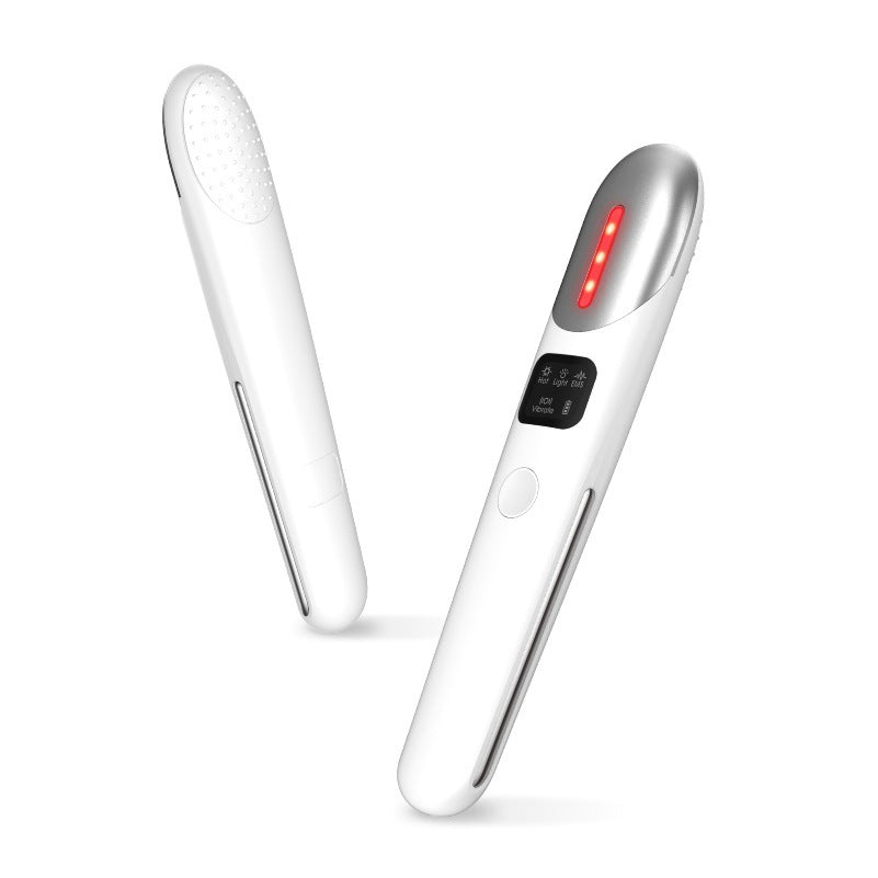 HKM-990163 Micro Current Eye Beauty Device with Vibration, Hot Compress, and Red Light Therapy - Model K002