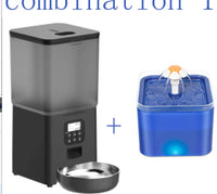 HKM-370451 Automatic Circulating Cat Water Dispenser with LED Light Indicator - 2L Capacity, 5V Power Supply, and 1.8M Cable